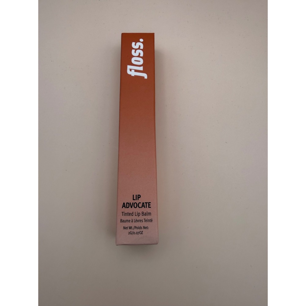 Floss Lip Advocate Tinted Lip Balm Sheer Hydrating Hydration Shea Butter NIB